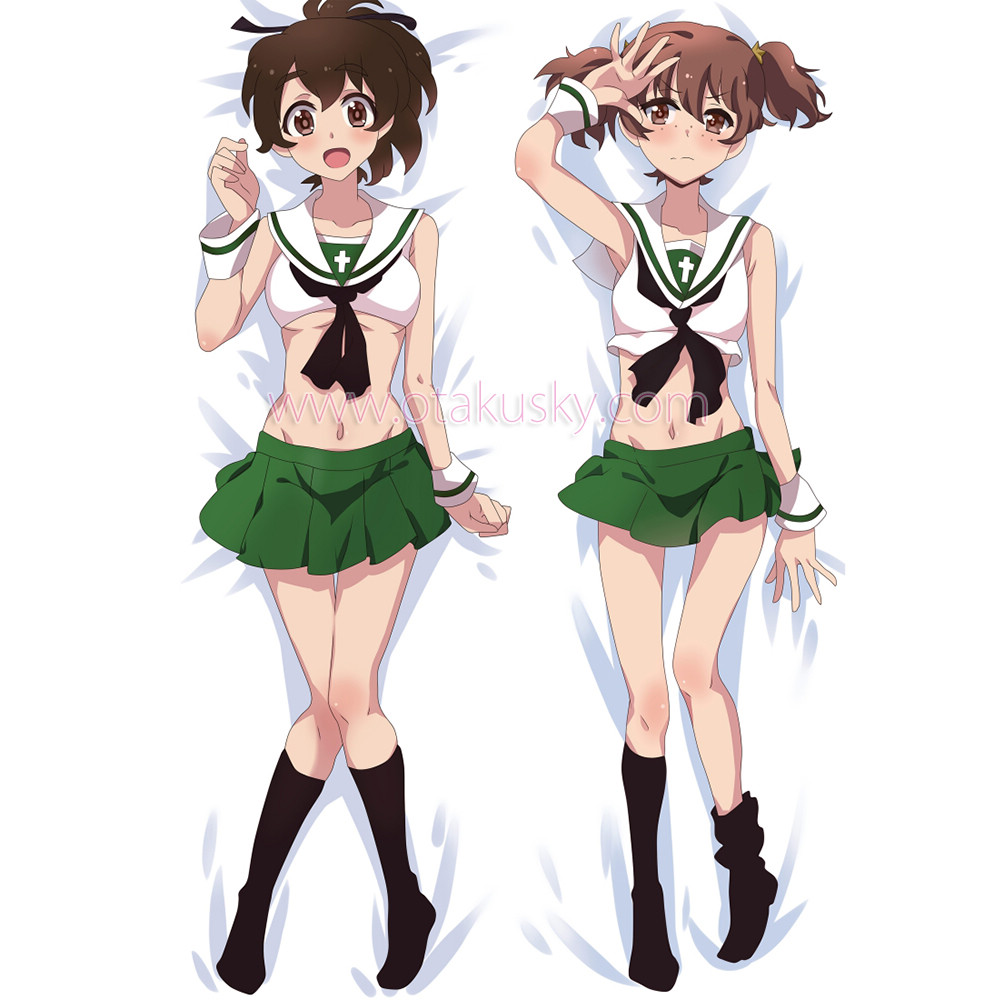 Girls und Panzer Dakimakura Momo Kawashima Body Pillow Case