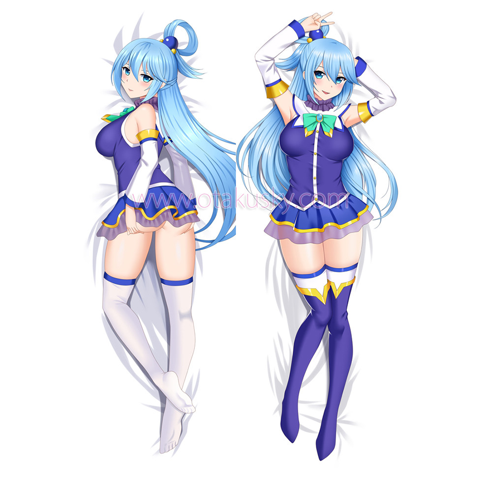 KonoSuba Dakimakura Aqua Body Pillow Case 10 KonoSuba Dakimakura Aqua Body Pillow Case 10
