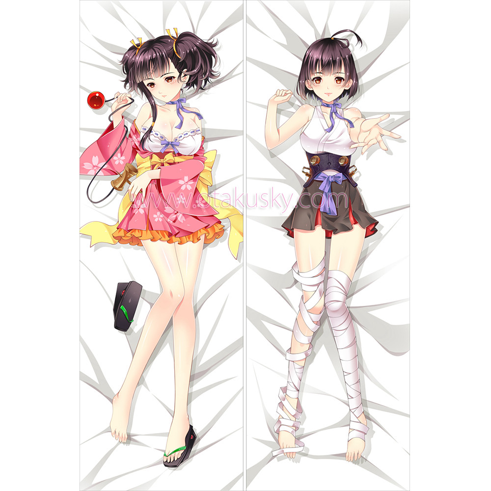 Koutetsujou no Kabaneri Dakimakura Mumei Body Pillow Case