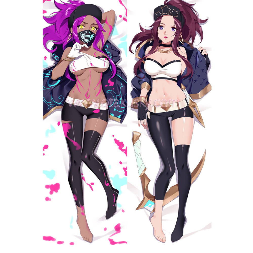 League of Legends Dakimakura Akali Body Pillow Case