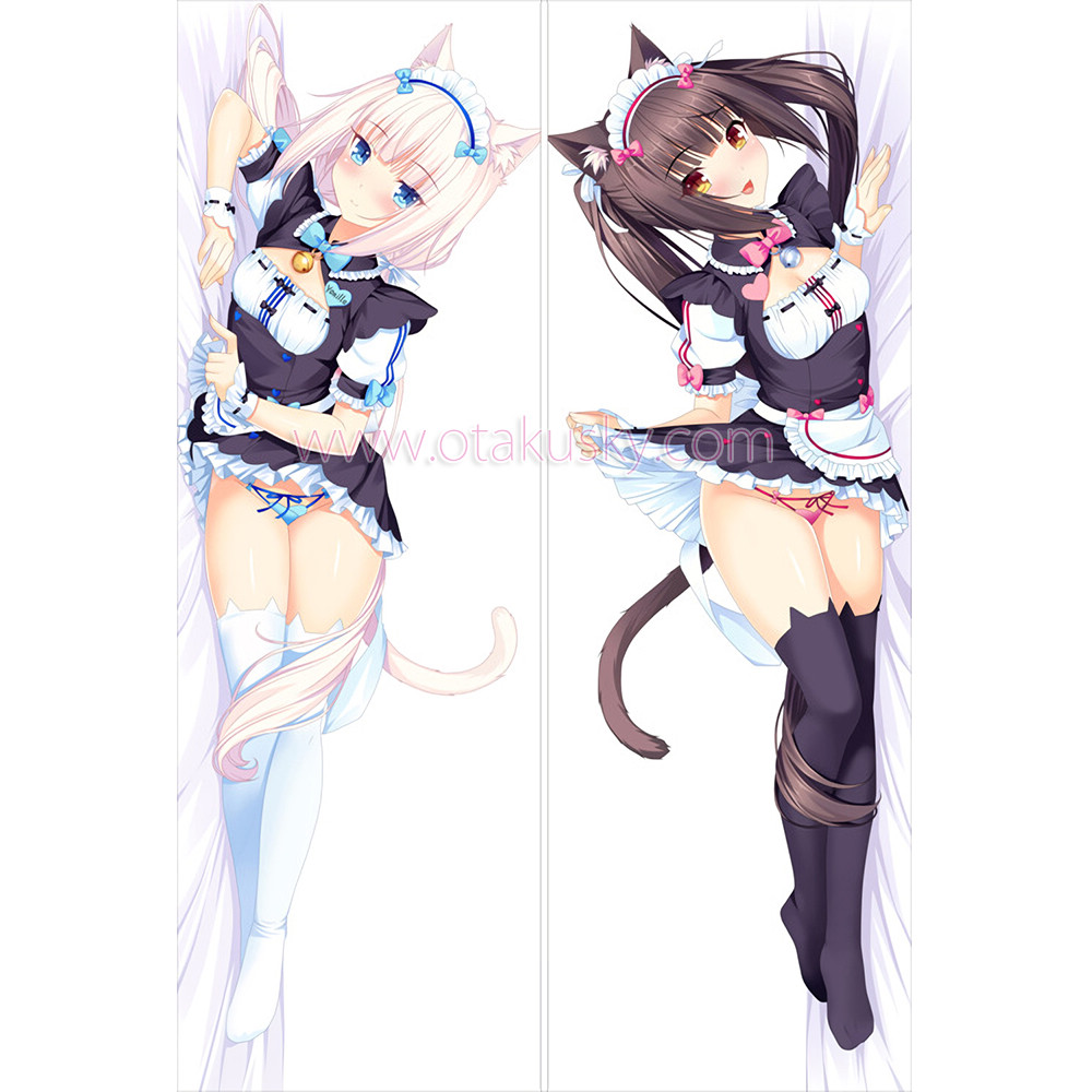 Nekopara Dakimakura Chocola Vanilla Body Pillow Case 09 Nekopara Dakimakura Chocola Vanilla Body Pillow Case 09