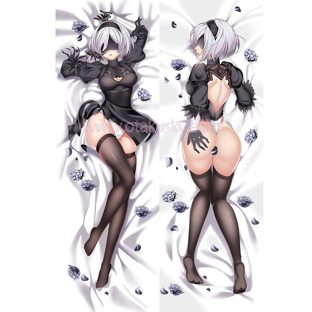 NieR:Automata Dakimakura 2B Body Pillow Case 16