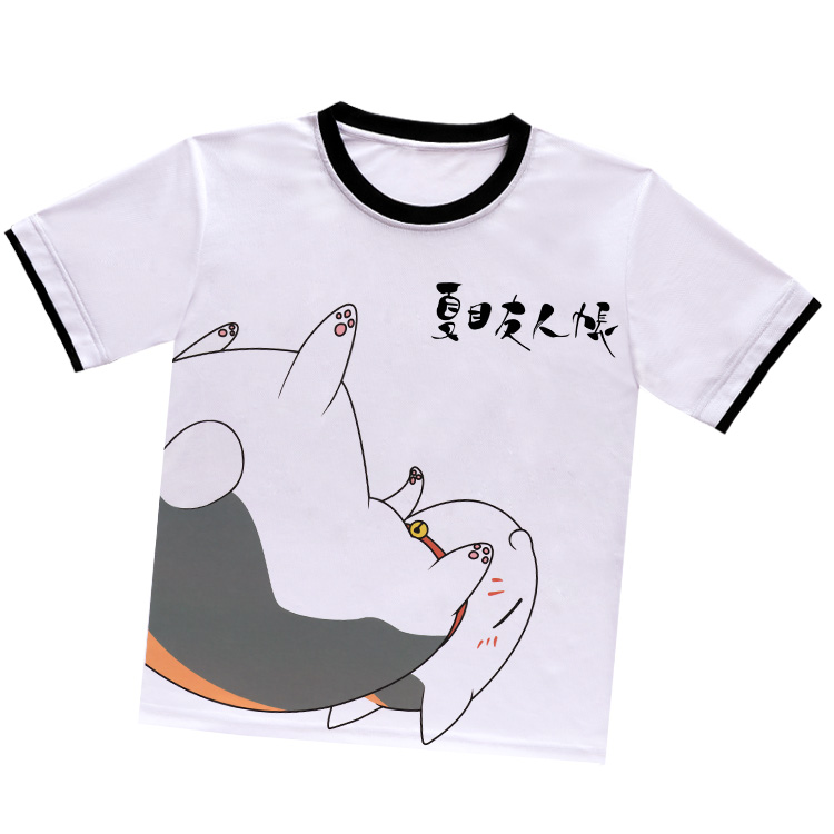 Natsumes Book of Friends Madara Nyanko Sensei White T-Shirt 02
