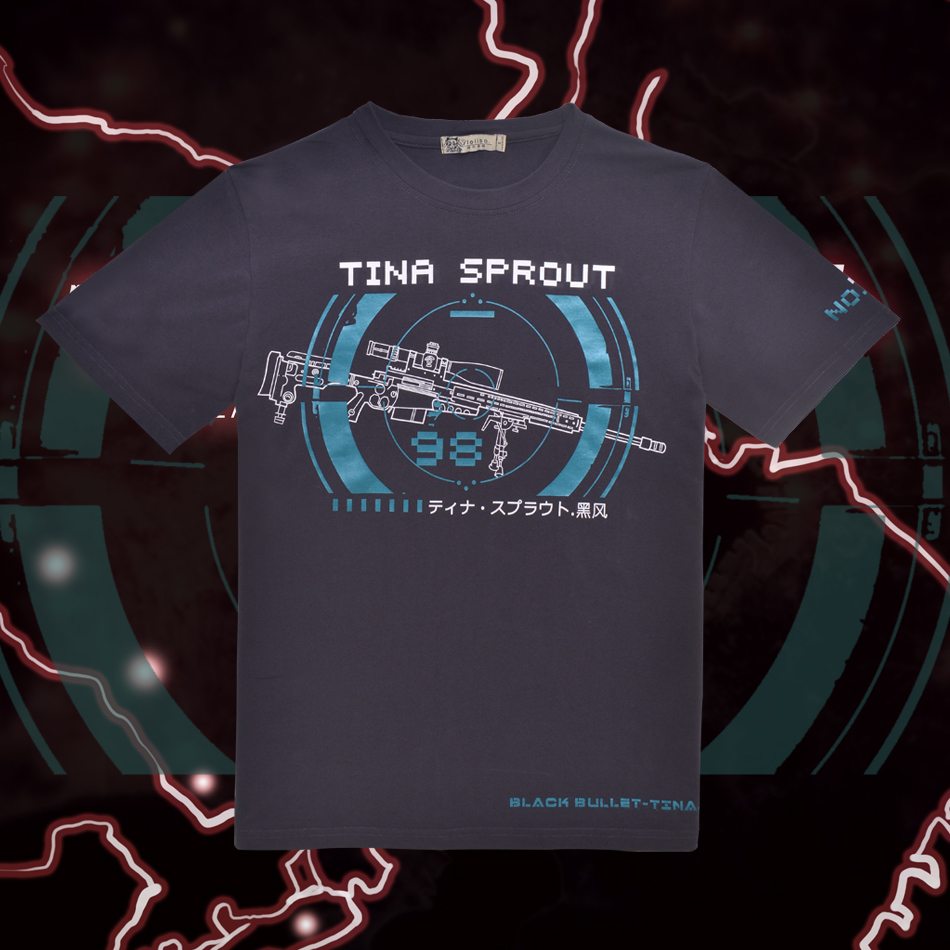 Black Bullet Tina Sprout Full Print T-Shirt 02