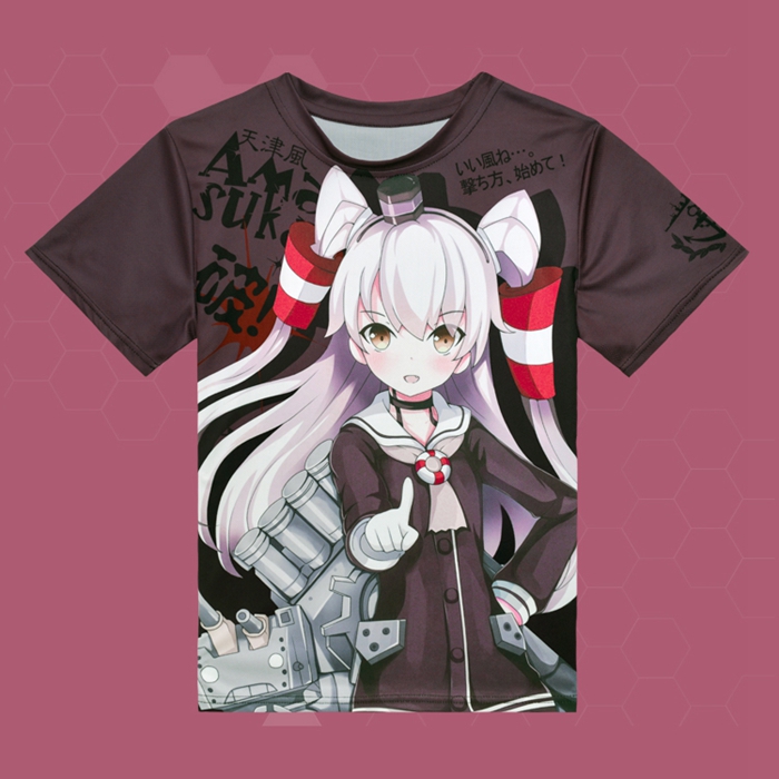 Kantai Collection Amatsukaze Anime Full Print T-Shirt