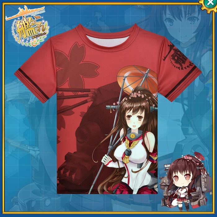 Kantai Collection Yamato Anime Full Print T-Shirt