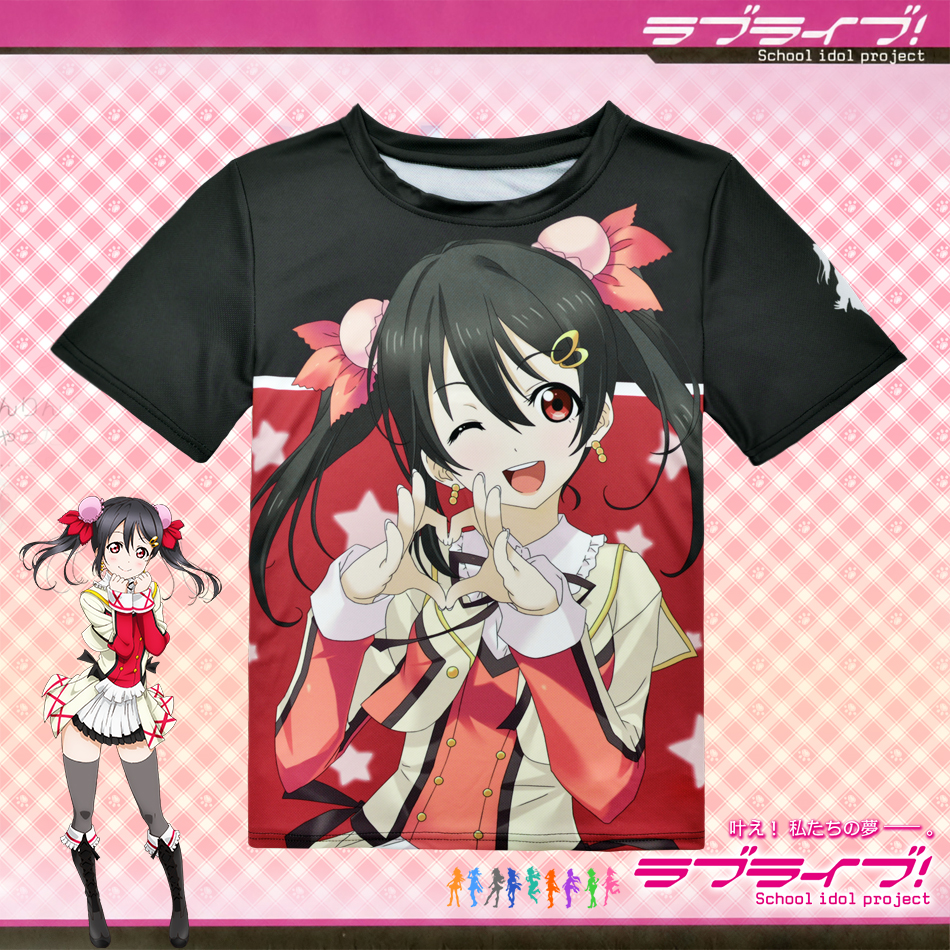 Love Live Yazawa Nico Full Print T Shirt Anime T Shirt 24 35 00 