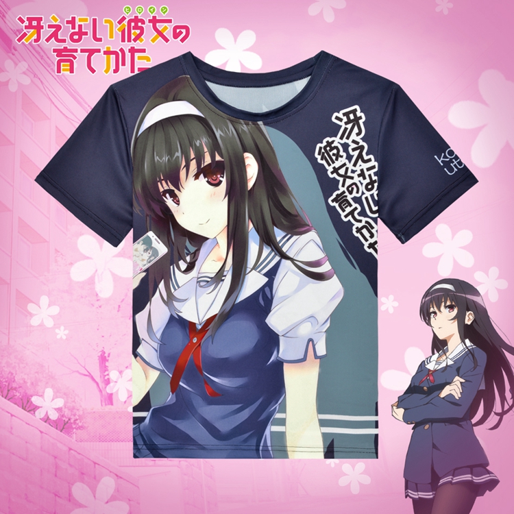 Saekano How to Raise a Boring Girlfriend Utaha Kasumigaoka Full Print T-Shirt