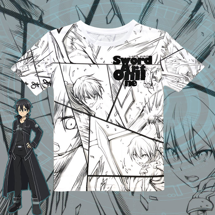 Sword Art Online Kirito Full Print T-Shirt