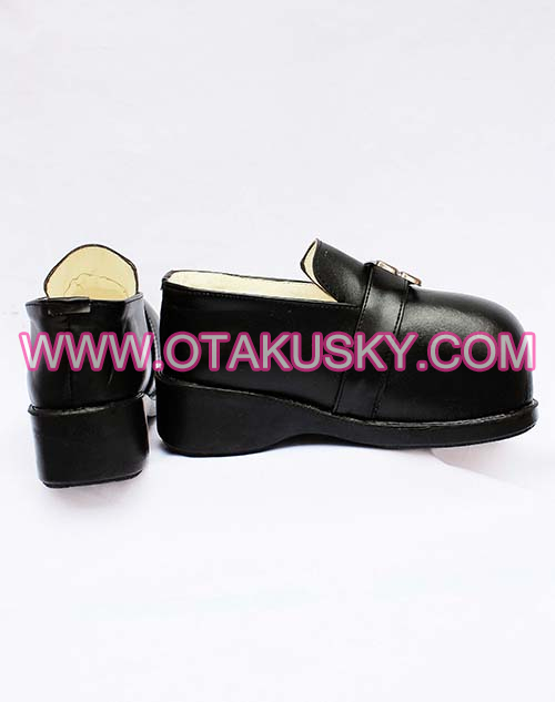 Karakuri Circus Black Cosplay Shoes - Click Image to Close