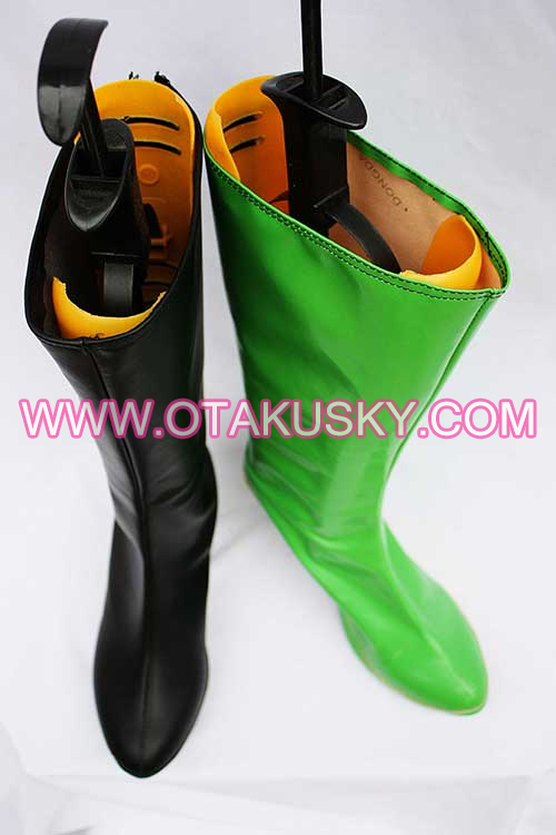 Kim Possible Shego Cosplay Boots - Click Image to Close