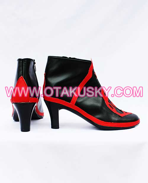 Lunia Record Of Lunia War Black Cosplay Shoes - Click Image to Close