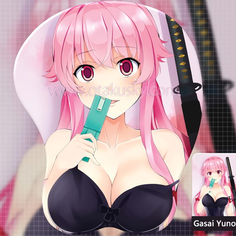 2way Future Diary Gasai Yuno Anime 3D Mouse Pad Mat Wrist Rest 2way Future Diary Gasai Yuno Anime 3D Mouse Pad Mat Wrist Rest